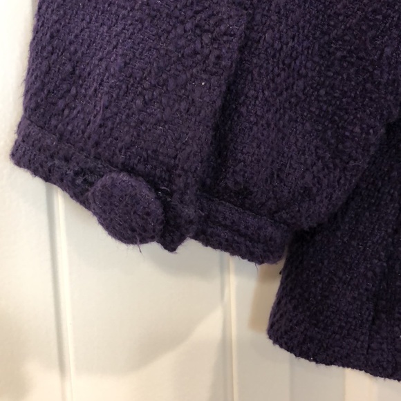 Purple Button Up Work Jacket - Picture 6 of 9